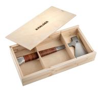 Halder Hachette 3555s001 - 370 mm 1000 g, poignée et ceinture-poche en cuir, coffret bois