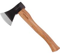 Hachette compacte de 600 g, manche en hickory, lame en acier au carbone