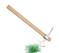 Hachette de sélection de roches - Petite hache en acier inoxydable avec amovible - Outil de jardin à creuser - Pour jardinage, extérieur, construction domestique, foresterie, racines, buisson, trou