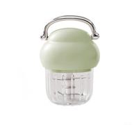 Hachoir à Ail Électrique 350ML Rechargeable USB, pour mini Broyeur Légumes Rapide pour Aliments et Fruits, Design Compact pour Extérieur et Camping, Vert(Green)