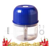 Hachoir à ail électrique Broyeur d'aliments sans fil rechargeable USB | Broyeur à ail sans fil Pour Maison, Cuisine de Ferme, Restaurant, Barbecue au Jardin, Arrière-cour, Pique-nique,