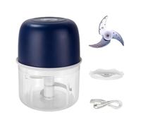 Hachoir à ail électrique, hachoir à oignons, automatique multifonctionnel, portable et sans fil pour cuisiner des légumes, des oignons, du gingembre et des aliments pour bébés