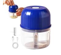 Hachoir à ail électrique Hachoir à viande sans fil et broyeur d'aliments | Coupe-ail et broyeur sans fil pour appartement, ferme, cuisine, restaurant, barbecue de jardin, pique-nique, camping