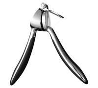 Hachoir à ail - En de zinc - Poignée ergonomique antidérapante - Pour nourriture, noix, maison, appartement, restaurant, ferme, camping, pique-nique, barbecue, cuisine