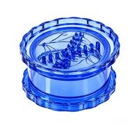 Hachoir à ail manuel Gingembre Twister, outil de broyage rotatif transparent, bleu : 1