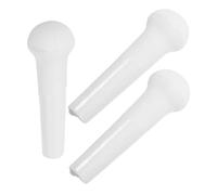 Hachoir à Ail Manuel Multifonction en Céramique, Lot de 3, Blanc | Tige de Remplacement du Pilon, Broyage Fin et Homogène, Usage Voyage et Appartement