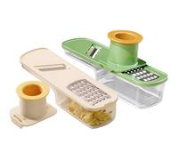 Hachoir à Ail | Set de 2 Râpe de Cuisine avec Récipient | - Pour Découper L'Ail Le Gingembre Le Citron La Carotte Et Préparer