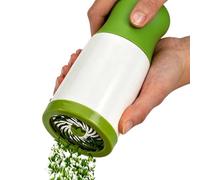 Hachoir à coriandre manuel - Hachoir à ail - Outil de cuisine | Moulin à oignons verts pour cuisiniers amateurs, parents, chefs, fêtes, réunions, cuisine quotidienne, camping-car