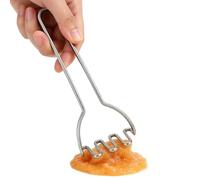 Hachoir à haricots | Appareil de cuisine pilé | en acier inoxydable | Pour purée de pommes de terre, avocat, nourriture pour bébé, haricots, ail