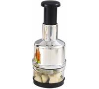 Hachoir à l'ail et à l'oignon, hachoir manuel en acier inoxydable pour légumes, presse-ail manuel pour gingembre, piment, salade,