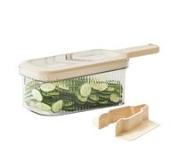 Hachoir à légumes Coupe-légumes manuel sécurisé en acier inoxydable avec | Coupe-frites pour pommes de terre pour couper fruits, oignons, carottes, tomates, , salade, cuisine, à la maiso