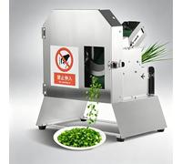 Hachoir à légumes électrique 200 W, trancheuse à oignons automatique avec épaisseur réglable (1,5-35 mm) pour ciboulette, oignons verts, haricots et chili - Robot culinaire commercial