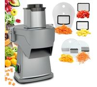 Hachoir à Légumes Électrique, Robot Culinaire 4 en 1 avec Coupe Réglable