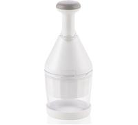 Hachoir à légumes Leifheit Comfort & Clean 23030 - hacheur universel extrêmement tranchant - coupe légume manuel idéal pour oignons