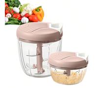 Hachoir à légumes manuel de cuisine, hachoir à ail, presse-oignon, coupe-légumes, broyeur de fruits créatif, hachoir à viande, outil de cuisine, aide puissante pour la préparation des ingrédients de c