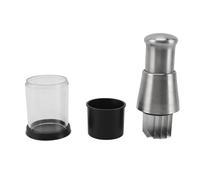 Hachoir à légumes manuel inox, pour oignon et ail, passe au lave-vaisselle, fonctionnement manuel, préparation en petites quantités