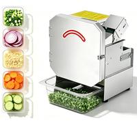 Hachoir à légumes professionnel 200 W, Coupe-légumes électrique | Trancheuse électrique pour fruits et légumes,Machine à découper automatique en acier inoxydable,Épaisseur de coupe: 1,3-35mm