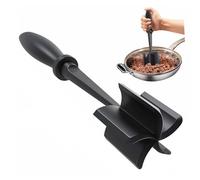 Hachoir à viande et presse-purée, outil de hachoir à bœuf haché, presse-purée à 5 feuilles incurvées, gadgets de cuisine portables et pratiques, outil de mélange de pommes