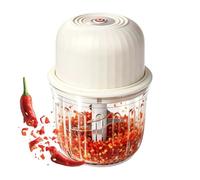 Hachoir alimentaire électrique 350 ml Portable Robot Et Moulin de Cuisine | Broyeur d'ail et d'oignon pour fruits, légumes, viande, noix, oignon, gingembre, piment, marminute, coriandre