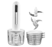 Hachoir électrique à ail Chargeur USB Mixeur Automate Ail Pileur | Robot Oignon Ménage Cuisine Adultes Pour Légumes Viande Salade Fruits Oignon Adultes