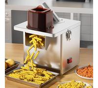 Hachoir électrique à légumes avec 4 lames de rechange, découpe-légumes 5 fonctions pour pommes de terre, carottes, concombres