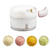 Hachoir - LICHIFIT - Mini coupe-ail manuel - Robuste et durable - Portable - Lames en acier inoxydable