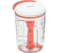 Hachoir Manuel 3 Lames, Blanc & Corail