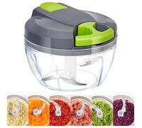 Hachoir Manuel - 500ML - 3 Lames - Durable - Multifonctionnel - Facile à nettoyer