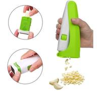 Hachoir manuel,Vanyda coupe ail à pression, Cube avec poignée pour ail, ustensiles de cuisine multifonctionnels - Type green