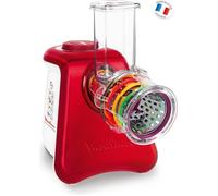 Hachoir multifonction Fresh Express Max 5EN1 - MOULINEX - Rouge et Blanc - 260W - 2 vitesses - 4 cônes