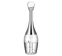 Hachoir pour aliments avec presse manuelle - Coupe-légumes manuel en acier inoxydable, trancheuse de cuisine multifonction | Hachoir à pression pour ail, oignon, fruits, tranche rapide