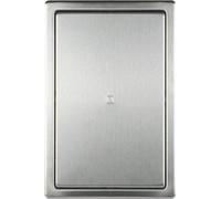 Haco Couvercle pour cadre d'inspection en acier brossé avec cadre encastré 200 x 300 mm
