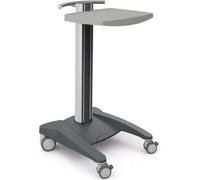 Haeberle fuego chariot de base avec 1 plateau ABS, bandes décoratives couleur:gris