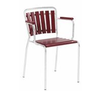 Haefeli Fauteuil Outdoor Embru Rouge vin RAL 3005 - EMBRU 1020201 RAL 3005