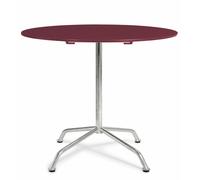 Haefeli table de jardin Outdoor Ø 90 cm Embru Rouge vin RAL 3005 - EMBRU 1020146 RAL 3005