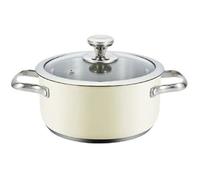 Haeger Casserole avec couvercle beige Ø 24 cm