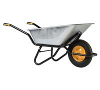 HAEMMERLIN Brouette de chantier professionnelle Clipso Excellium roue gonflable 120l 200kg