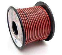 Haerkn 0,35mm² Fils électriques 30 mètres par axe cable PVC | tension 12 V à 300 V fil de cuivre étamé multibrins peut être utilisé pour la bande lumineuse LED la lampe LED
