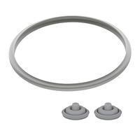 HAFRILY WMF Pièces de rechange pour autocuiseur - Joint d'étanchéité de 22 cm et 2 joints de signal de cuisson - Joint pour couvercle d'autocuiseur - 2,5 l, 3 l, 4,5 l, 6,5 l, 8,5 l - En silicone