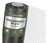 HaGa Filet de protection contre les taupes - 1 m x 100 m - Filet de protection contre les taupes - Chasser efficacement les taupes sous pelouse et pelouse - Convient aux animaux et épouvantail