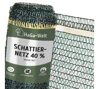 HaGa® Filet de Protection Solaire 40% 1,5m Largeur (au mètre)