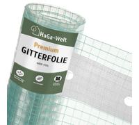 HaGa Film grillagé 4m x 5m en Transparent - Film Extra-Fort pour Serre Petite & Grande - comme Film de Serre & Protection hivernale
