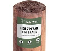 HaGa Lot de 5 piquets ronds en bois de pin pour clôture - Diamètre : 5 cm - Hauteur : 150 cm - Éléments de clôture pour clôture en bois, clôture pour chien, clôture de pâturage, clôture de jardin
