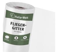 HaGa® Moustiquaire Filet anti-insecte, blanc, largeur 150 cm (vendu au mètre)