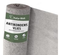 HaGa Tissu anti-condensation 95g/m² | 5m x 1,2m de large | autocollant pour tôle ondulée, tôle d'aluminium, tôle de toit - Protection contre l'humidité et la condensation