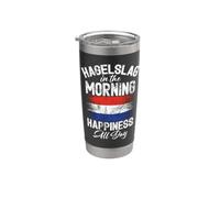 Hagelslag in the Morning Happiness all Day Néerlandais Gobelet isotherme en acier inoxydable double paroi