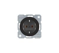 Hager 47432045 Type f Black Socket-Outlet - Socket-outlets (16 à, 50/60)