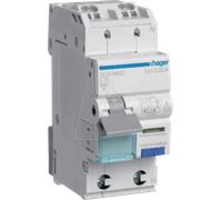 HAGER ACS966D - Disjoncteur à courant différentiel résiduel 1P+N 6kA C-16 A 10 m