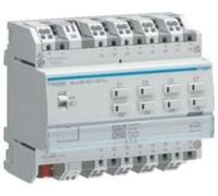 Hager Acteur de commutation/de stores TYAS608D 8/4x KNX 16A charge C (TYAS608D)