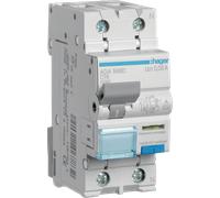 HAGER ADA566D - Commutateur FI/LS, 1P+N 10 kA C-16A 30 mA type A.